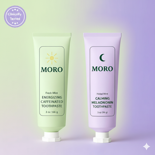 Moro  Caffiene & Melatonin Toothpaste Bundle